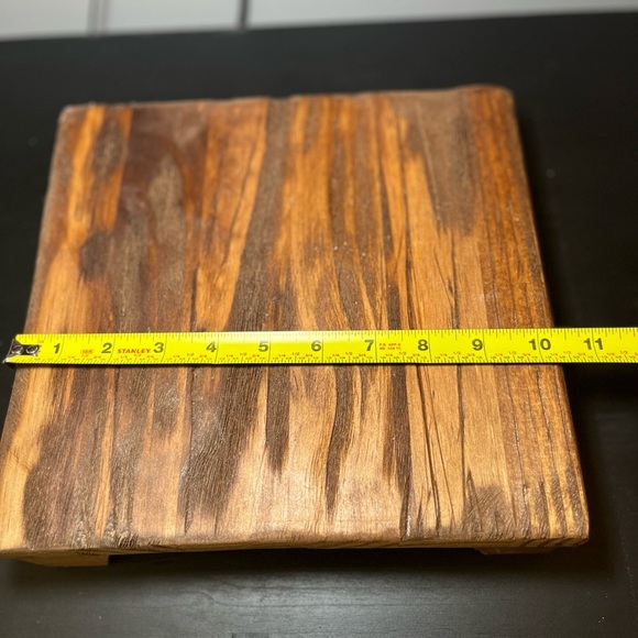 Rustic Wooden Rise Handmade.10x10x2.75 inches - Picture 6 of 10